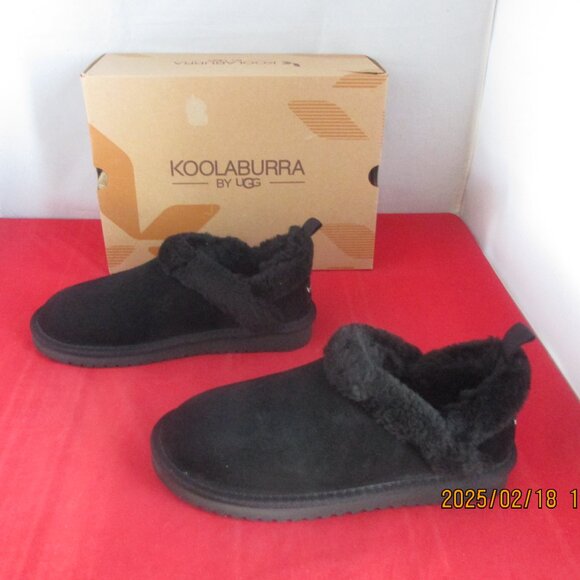 Koolaburra By UGG Advay Slip-On Cozy Boots $69 - US Size - 7 - Black - 1196 - Picture 2 of 12